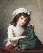 Elizabeth Louise Vigee Le Brun Mademoiselle Brongniart Spain oil painting reproduction